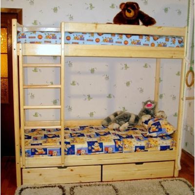 Двоярусне ліжко Еван